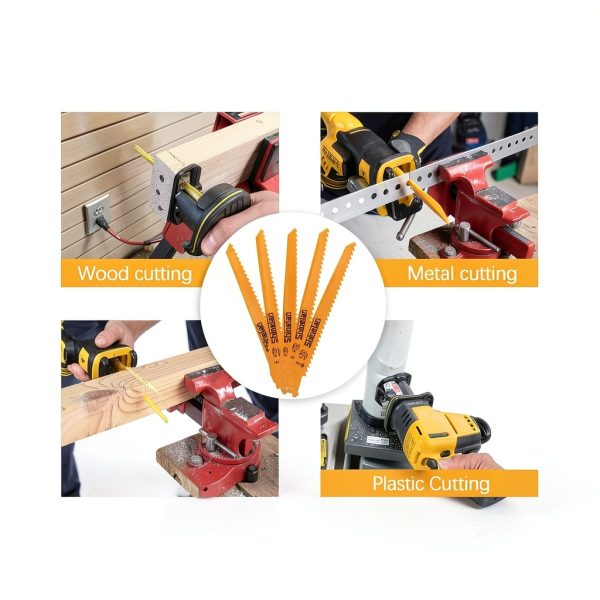 Dewalt Reciprocating Blades 6-Inch Bi-Metal 5-Pack Dw4802-6