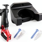 Milwaukee Sawzall Wall Mount Plastic Black Tool Organizer-0