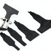 Entatial Reciprocating Saw Scrapers High Carbon Steel 4PCS-2