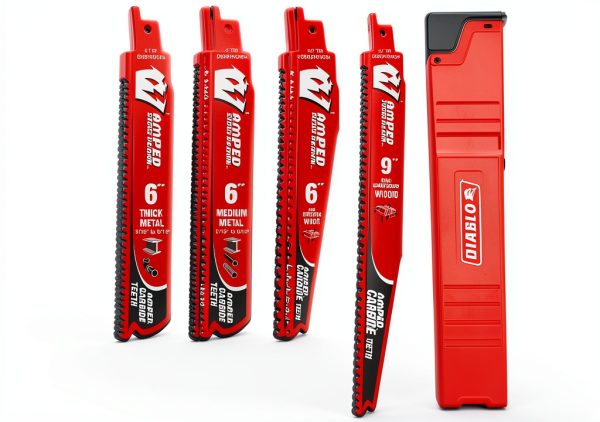 Diablo Reciprocating Saw Blades Set 6PC Brushed Finish-0