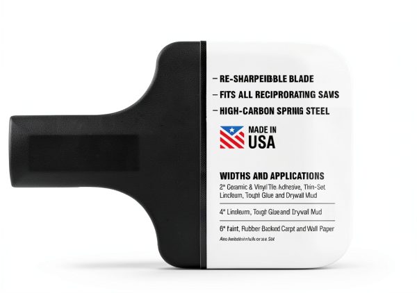Simple Man Reciprocating Saw Scraper Black Plastic Tool-3