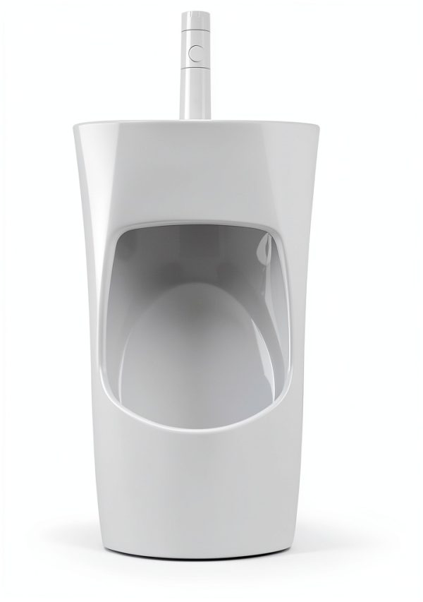2-in-1 Urinal Sink Runspich Ceramic Wall Mount-3