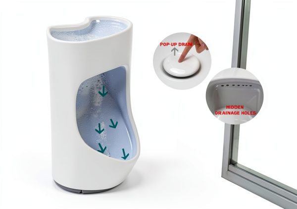 2-in-1 Urinal Sink Runspich Ceramic Wall Mount-1