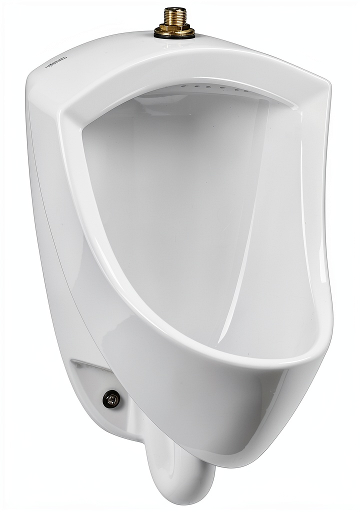 Installing American Standard Wall Mounted Urinal White on a commercial restroom wall