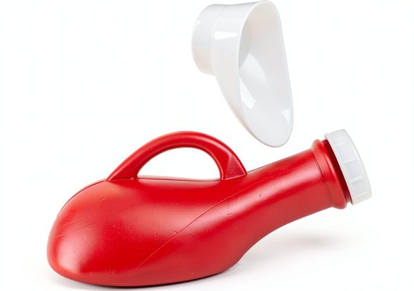 Trenton Portable Urinal Red Plastic T1564 Compact Travel Toilet-3