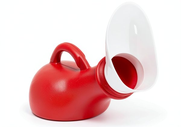 Trenton Portable Urinal Red Plastic T1564 Compact Travel Toilet-2