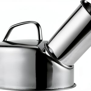 Stainless Steel Urinal by EXCEART Model WW30O49Z18L Ergonomic Handle-0