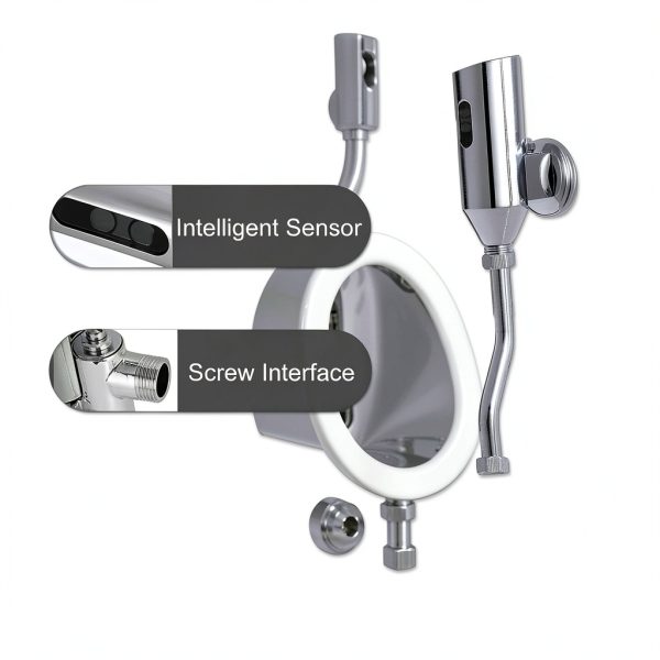 Jueraori SJXBC Wall-Mounted Stainless Steel Urinal with Intelligent-1