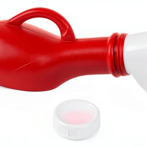 Trenton Portable Urinal Red Plastic T1564 Compact Travel Toilet-0