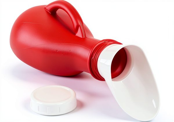 Trenton Portable Urinal Red Plastic T1564 Compact Travel Toilet-4