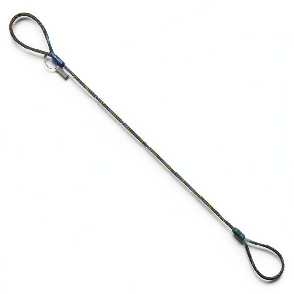 Eye and Eye Wire Rope Choker Sling 3/8" x 10' 4 Pack 2,800 lbs Generic-2