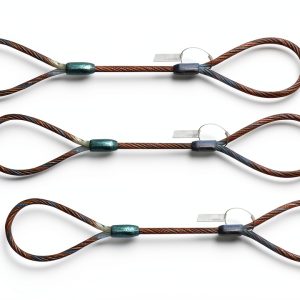 Eye and Eye Wire Rope Choker Sling 1/2" x 6' 4 Pack - Generic Lifting-0