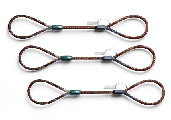 Eye and Eye Wire Rope Choker Sling 1/2" x 6' 4 Pack - Generic Lifting-0