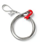 Single Leg Wire Rope Sling SENKEYFE 2.5T 8.2ft Thimble Sliding Choker-0