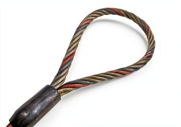 Eye and Eye Wire Rope Choker Sling 3/8" x 6ft 2pcs – 2,800 lb Generic-2