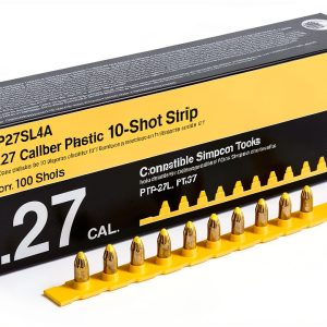 Simpson Strong-Tie P27SL4A 0.27-Caliber Yellow Strip Loads, 10-Shot,-0
