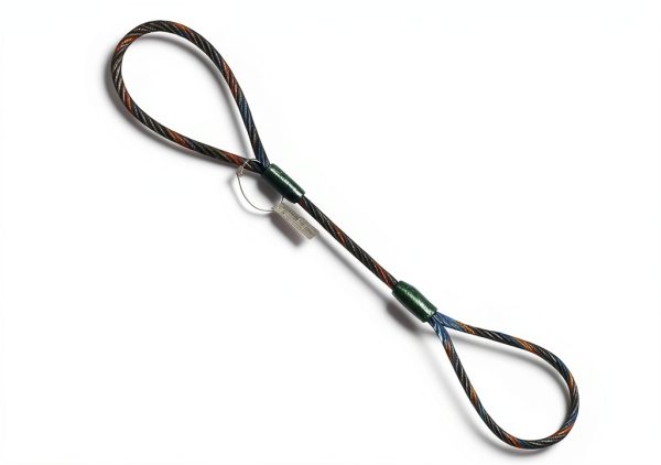 Eye and Eye Wire Rope Choker Sling Generic 1/4" x 4ft 2 Pack 1.3T-1