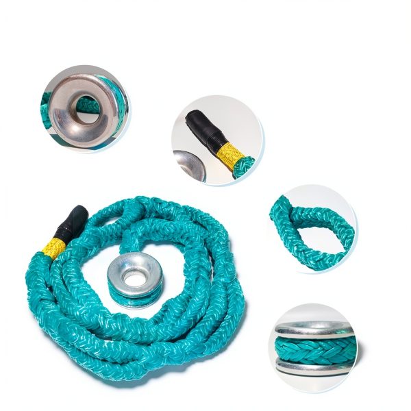 Wixeyua Ring Sling Rope 3/4"×6' rigging ring 14,600 lb Capacity-4